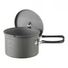 ESBIT PT1600HA olla de cocina de camping 1,6 L aluminio, negra