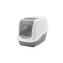 SAVIC Nestor Blanco-Gris - Arenero con tapa - 56x39x38,5 cm - 1 unidad