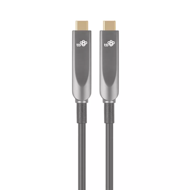 Cable de vídeo híbrido USB-C TB AKTBXIACCOP500B 4K, 5 m de longitud