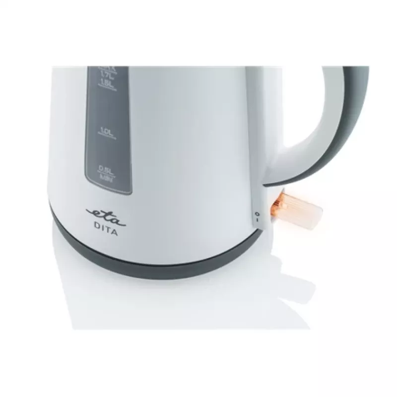 ETA | Hervidor | ETA160390000 | Eléctrico | 2200 W | 1,7 L | Plástico | Base giratoria 360° | Blanco
