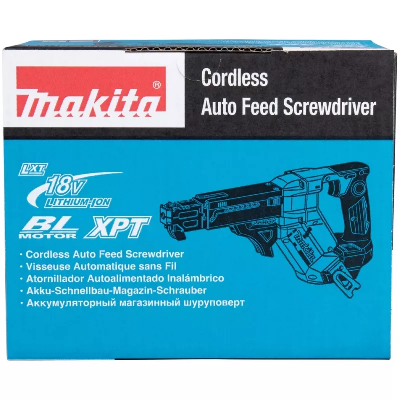 Makita DFR552Z atornillador de cargador inalámbrico, 18 V Li-Ion, 4500 rpm, 1/4"