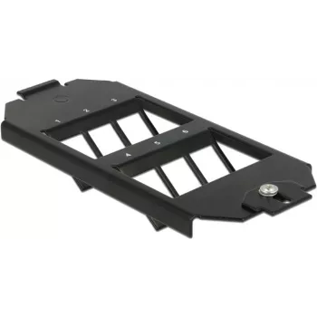 Set de montaje DeLOCK 86280 negro metal