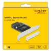 Tarjeta SATA PCI Express x4 DeLOCK 5 puertos formato Low Profile