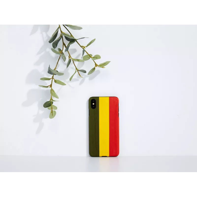 Funda para smartphone man and wood para iPhone XS Max – modelo Reggae, negro