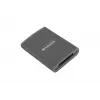 Transcend RDE2 lector de tarjetas USB 3.2 Gen 2 Type-C gris