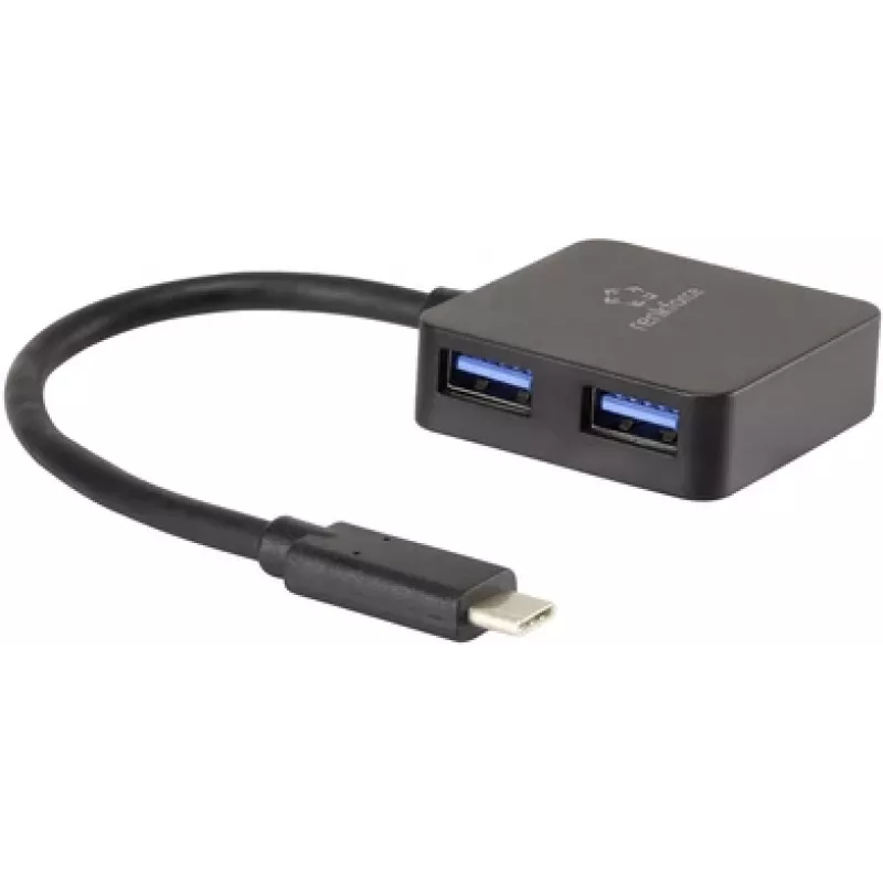 Renkforce RF-3754006 Hub de interfaces USB 3.2 Gen 1 (3.1 Gen 1) Type-A 5000 Mbit/s Negro (RF-3754006)