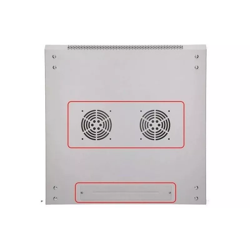 Armario rack Extralink 4U 600x600 gris montaje en pared