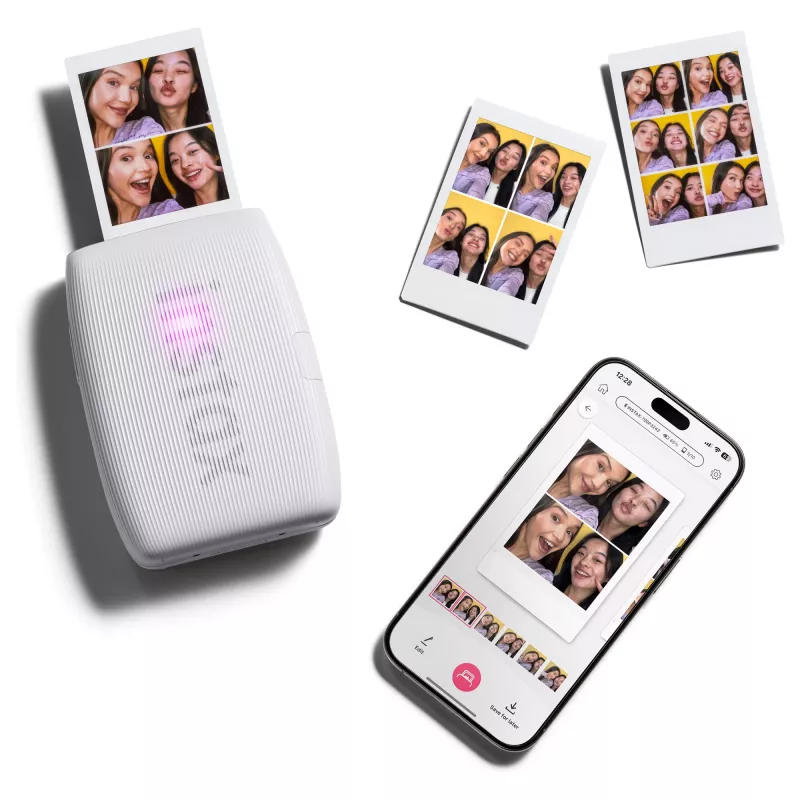 Impresora de fotos Fujifilm Instax Mini Link 3 blanca Bluetooth impresora instantánea portátil para fotos de smartphone