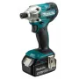 Atornillador de impacto a batería Makita DTD156RTJ 2500 RPM verde