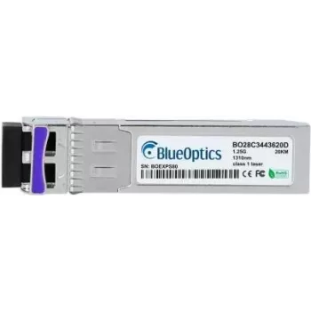 Transceptor cSFP de fibra óptica BlueOptics CSFP-GE-FE-BIDI2-BO, 1250 Mbit/s, plata