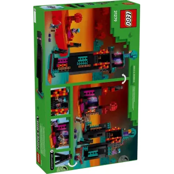 Juguete de construcción LEGO Minecraft Set 21279 Der Enderman-Turm, 867 piezas, 2 minifiguras, 450 mm de altura