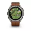 Garmin Fenix 8 3,56 cm (1,4) AMOLED 51 mm Digital 454 x 454 Píxeles Pantalla táctil Titanio Wi-Fi GPS (Satélite)