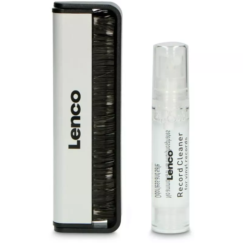 Lenco TTA-3IN1 - Cepillo de limpieza para disco de vinilo - Fibra de carbono