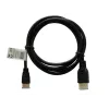 Cable HDMI SAVIO CL-39 1 m — Type-A (conector macho) a Type-D Micro (conector macho), HDMI 1.4, 4096x2160, ARC, Ethernet, contactos dorados, negro