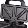 Sandwichera Adler AD 3043, 1300 W, placas antiadherentes, 2 sándwiches, superficie de cocción 285 × 152 mm, negra