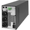 SAI Qoltec 52281 sistema de alimentación ininterrumpida doble conversión (online) 2 kVA 2000 W 3 salidas AC