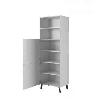 Armario ABETO 60x40x176.5 cm blanco/blanco brillo
