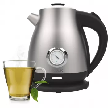 Cecotec Thermosense 620 Retro Steel Hervidor eléctrico 1,7 l 2200 W acero inoxidable