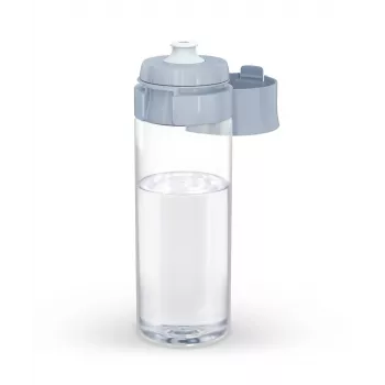 Botella filtrante BRITA Vital azul pastel 600 ml con 2 filtros MicroDisc, sin BPA, apta para lavavajillas