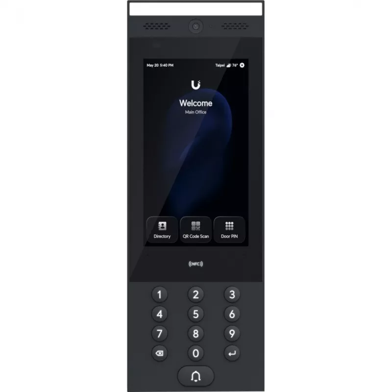 Ubiquiti G3 Intercom terminal intercomunicador para interior/exterior para gestionar solicitudes de acceso en edificios residenciales y comerciales con soporte de pase táctil