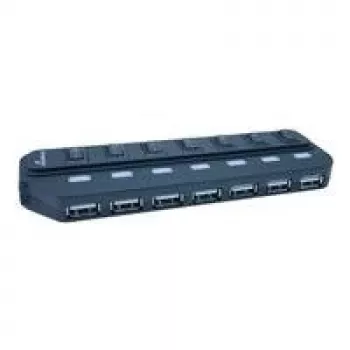 MediaRange MRCS504 - Hub - 7 x USB2.0 - Sobremesa (MRCS504)