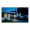Lámpara de pared exterior Steinel L 825 SC, LED no reemplazable 1,2 W, antracita, aluminio/plástico, 331×157×95 mm