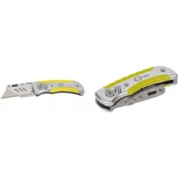 Cúter C.K Tools T0954 gris amarillo hoja recambiable