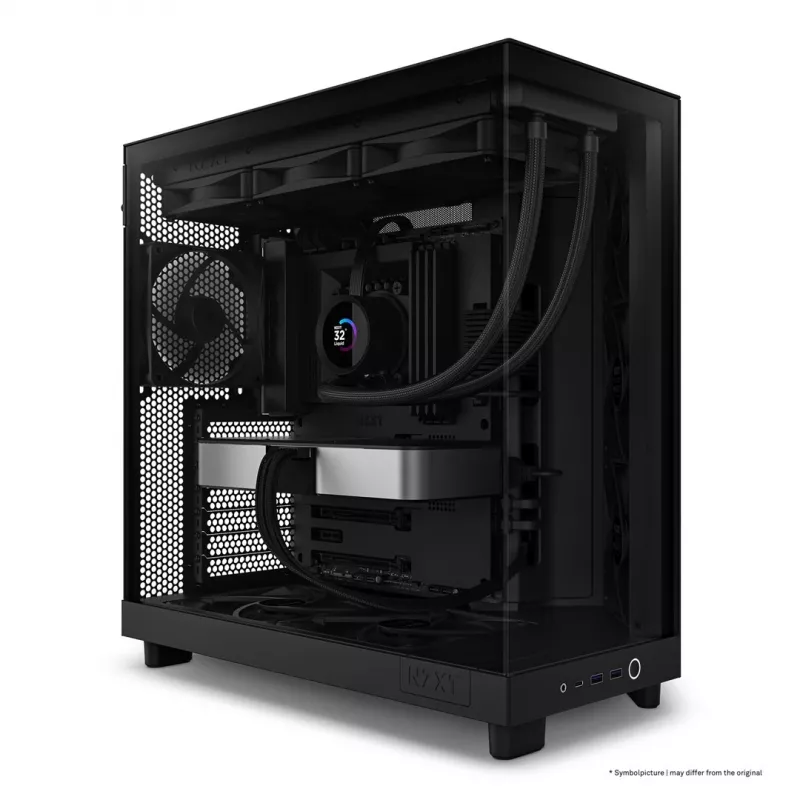 Torre Midi NZXT H6 Flow - negro