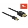 Cable DisplayPort DeLOCK 84927 Mini DisplayPort 1 m negro