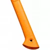 Hacha de mano Fiskars 1069101, cabeza de acero, 330 mm de longitud, naranja