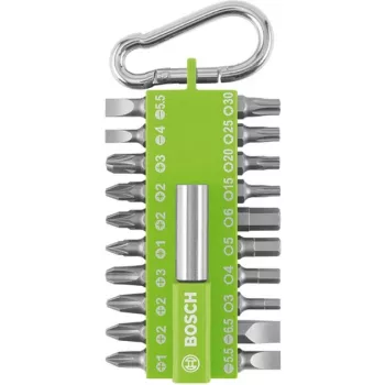 Bosch juego de 21 puntas para destornillador, Torx/Phillips/Pozidriv/Hex/Plana (2607002823)