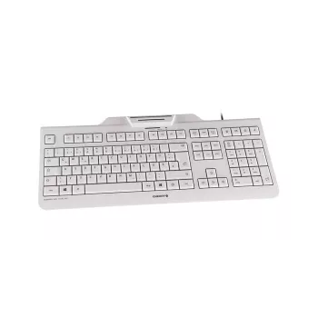 CHERRY KC 1000 SC Teclado con cable para tarjetas inteligentes gris claro USB QWERTY UK