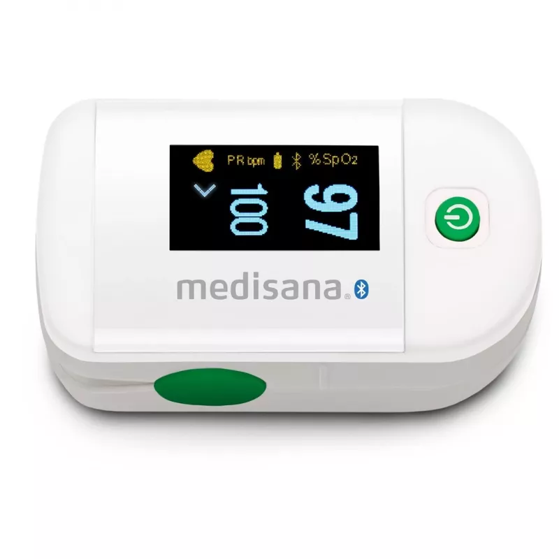 Medisana PM 100 Connect pulsioxímetro, gris/blanco