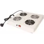 ROLINE 26.21.0299 unidad de ventiladores de techo de 19 pulgadas, 2 ventiladores, ON/OFF, gris