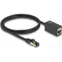 Cable alargador de red DeLOCK RJ45 macho a RJ45 hembra Cat.8.1 S/FTP 1 m negro