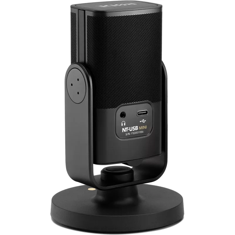 Micrófono USB compacto Rode NT-USB-MINI con soporte magnético extraíble