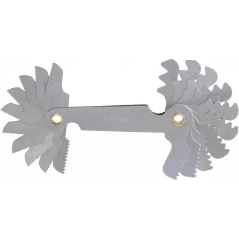 Juego de peines de roscas ks tools 301.0090 — juego de 22 piezas de galgas de roscas