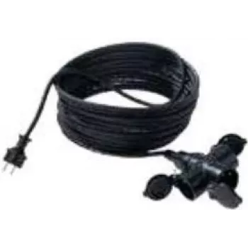 Cable de alimentación Bachmann 343.175 negro 10 m