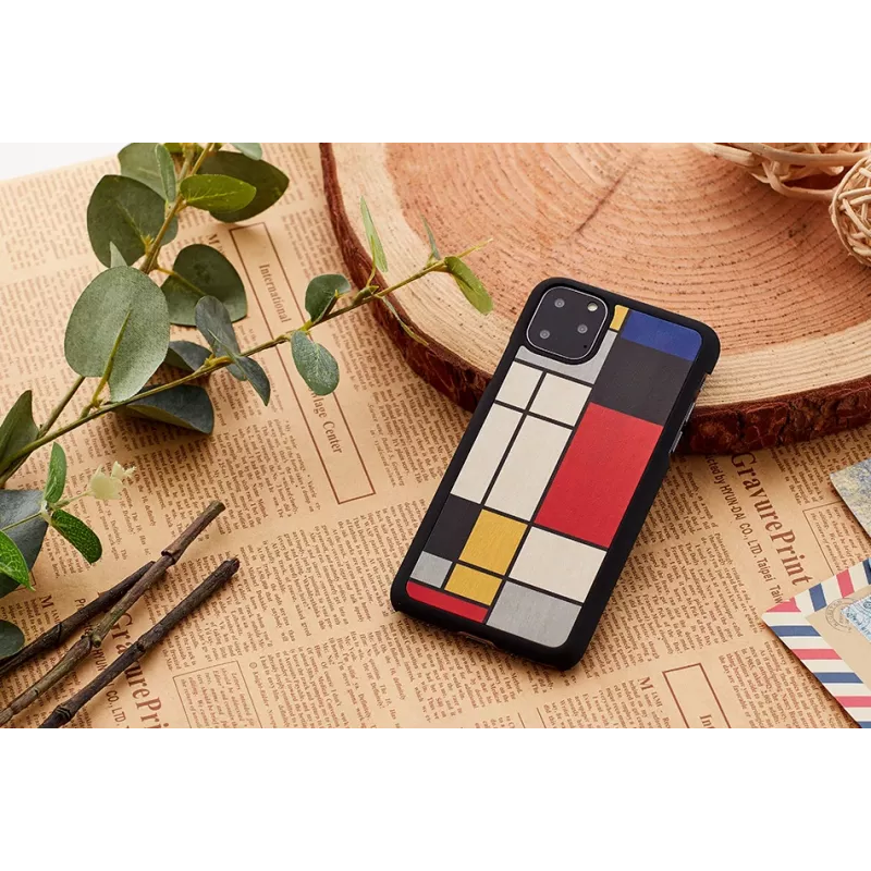 Funda de smartphone man and wood para iPhone 11 Pro — funda protectora de madera negra