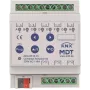 MDT AKU-0816.03 Actuador universal, 8 canales, 4TE REG, 16 A, 230 VAC, 100 µF, 15 EVG