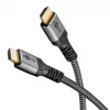 Cable HDMI Plus de alta velocidad con Ethernet, 4K @ 60Hz (gris, 15 metros)