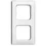 Placa de pared/tapa de interruptor Busch-Jaeger 1725-0-1495 Blanco, sin tornillos, 81×152 mm, 11 mm de grosor