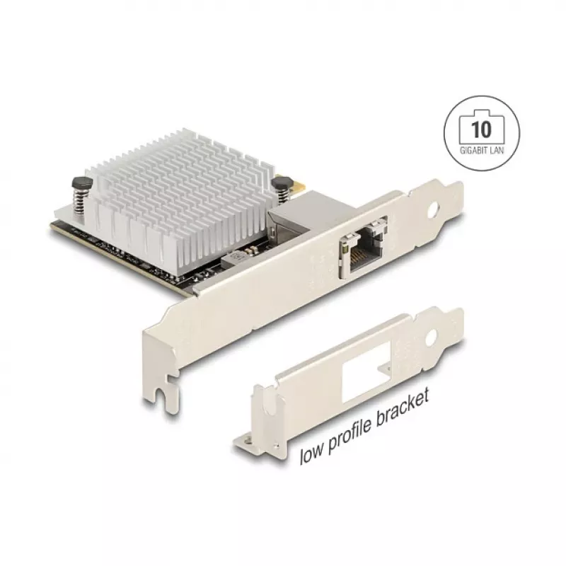 Tarjeta de red interna DeLOCK 90758 10000 Mbit/s PCI Express Cableada