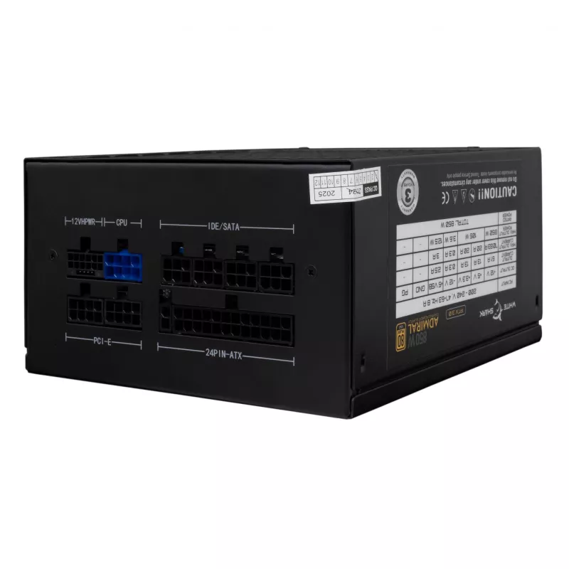 Fuente de alimentación White Shark GPSU-850W Admiral 850W