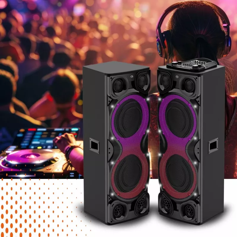 Altavoz portátil Manta SPK1204X800D Minos Pro, negro