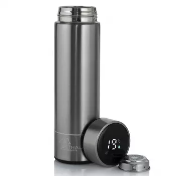 Extralink Smart Travel Mug plata, vaso térmico con indicador LED