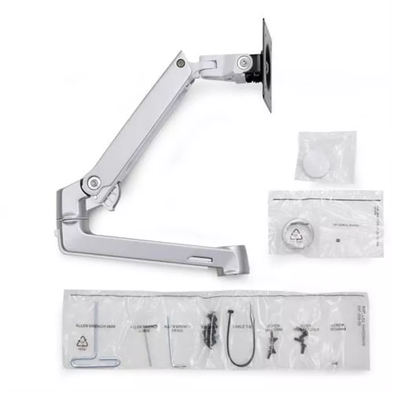 Ergotron LX Extension and Collar Kit - componente de montaje (brazo articulado, elementos de instalación, tapa, collar de barra)