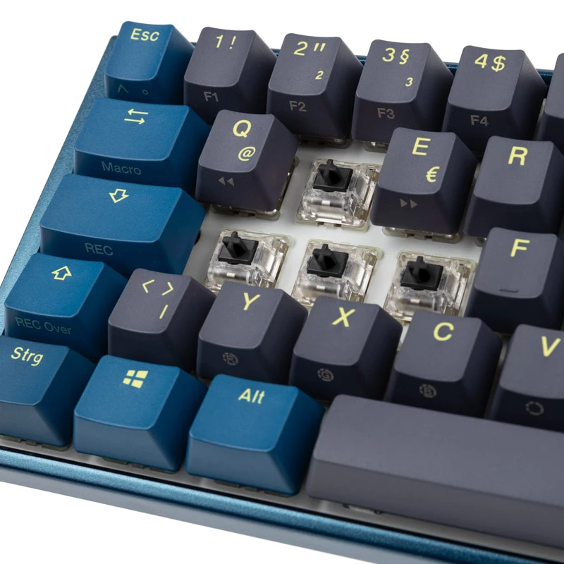 Ducky One 3 SF DayBreak teclado gaming USB mecánico RGB negro azul