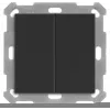 MDT BE-TAL55B206.01 KNX Pulsador Light 55 Basic 2 canales negro mate neutro 1 (BE-TAL55B206.01)