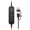 Auriculares USB monoaurales con cable HP Poly Mission 415 — ligeros con 99 g, diseño de una oreja